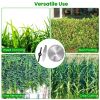 14Pcs Grass Trimmer Blades Accessories Weed Cutter Attachments 10Pcs 5.35In Plastic Blades 3Pcs 6In Stainless Steel Blades 1Pc 4In/6In Alloy Saw Blade