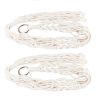 2Pcs Plant Hanger Flowerpot Net Bag 40in Cotton Rope Plant Hangers 4Legs Plant Hanger Fit For Round Or Square Plant Pot 4-11in