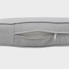 TOPMAX Modern 5-Person Outdoor Seating Group with Cushions Rope Waved Patio Sofa Set for Garden, Lawn, Poolside, L-Shaped, Black+Gray