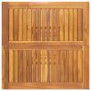 Bistro Table 29.5"x29.5"x43.3" Solid Wood Acacia