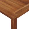 Patio Table 78.7"x39.4"x29.1" Solid Acacia Wood