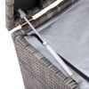 Patio Storage Box Poly Rattan 39.4"x19.7"x19.7" Gray