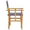 Director's Chairs 2 pcs Solid Acacia Wood