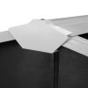 8'x12'ft Tool Shed - Charcoal Black