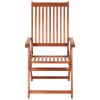 Folding Patio Chairs 6 pcs Solid Acacia Wood