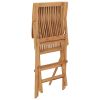Folding Patio Chairs 4 pcs Solid Teak Wood