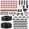 Drip Irrigation Kit Automatic Garden Irrigation System Misting Plant Watering Drip Kit for Garden Greenhouse Flower Bed Patio Lawn